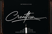 Creattion a Ink Stylish Signature, a Script Font by Glyphstyle (Thumbnail 1 of 13)