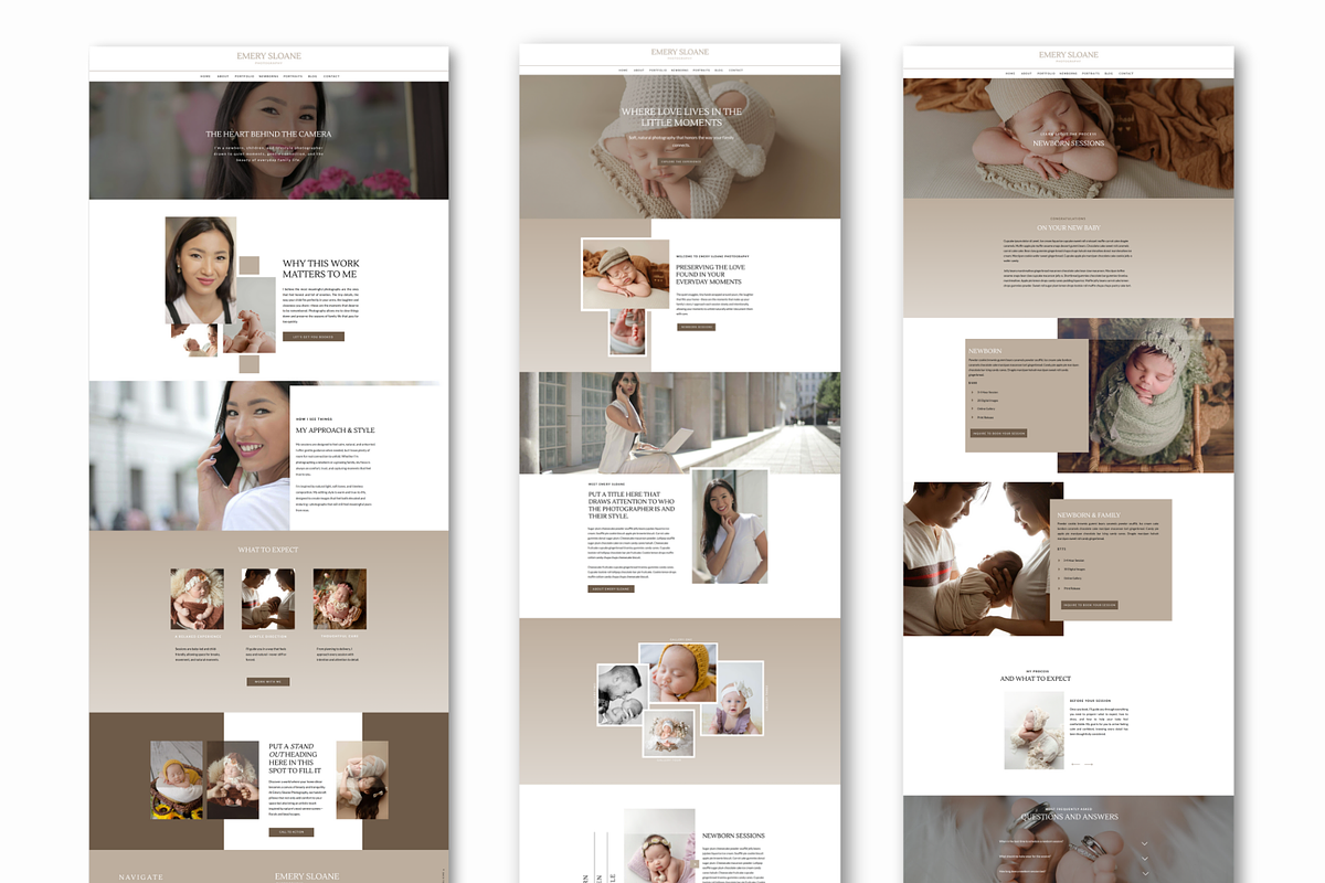 Showit Photography Website Template, a WordPress Template by Sara Martin Designs (Photo 4 of 6)