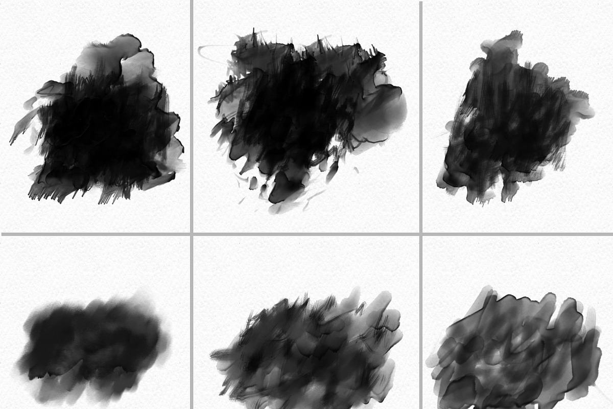 35 Hi-Res Water color PS Brush Set 6 preview 5