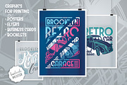 Vintage Car prints tshirt, a Sport Illustration by ArtemKovalenco (Thumbnail 3 of 4)
