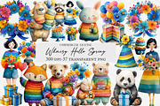 Whmisy Hello Spring Clipart, an Illustration by Designworld (Thumbnail 1 of 5)