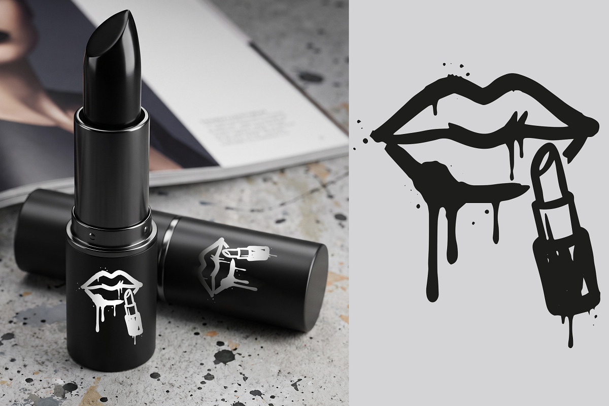 Graffiti Beauty Spa Salon Logo Icons, a Solid Icon by zahidhossainalif (Photo 4 of 5)