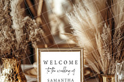 Boho 8x10 table sign number mockup, an Advertising Mockup by Blush Roses Print (Thumbnail 6 of 8)