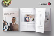 Corporate Brochure | Canva, a Brochure Template by Pixelpick (Thumbnail 1 of 9)