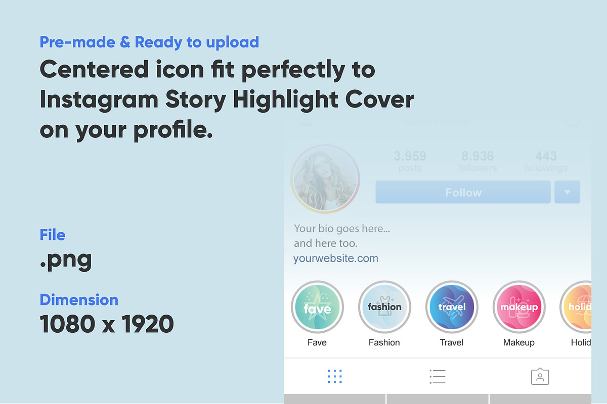 Cova Instagram Story Highlight Cover, a Social Media Template by SignalSupply (Photo 2 of 6)
