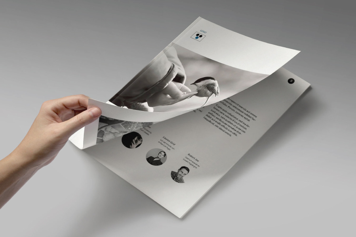 A4 Black & White Portfolio, a Brochure Template by marone (Photo 2 of 5)