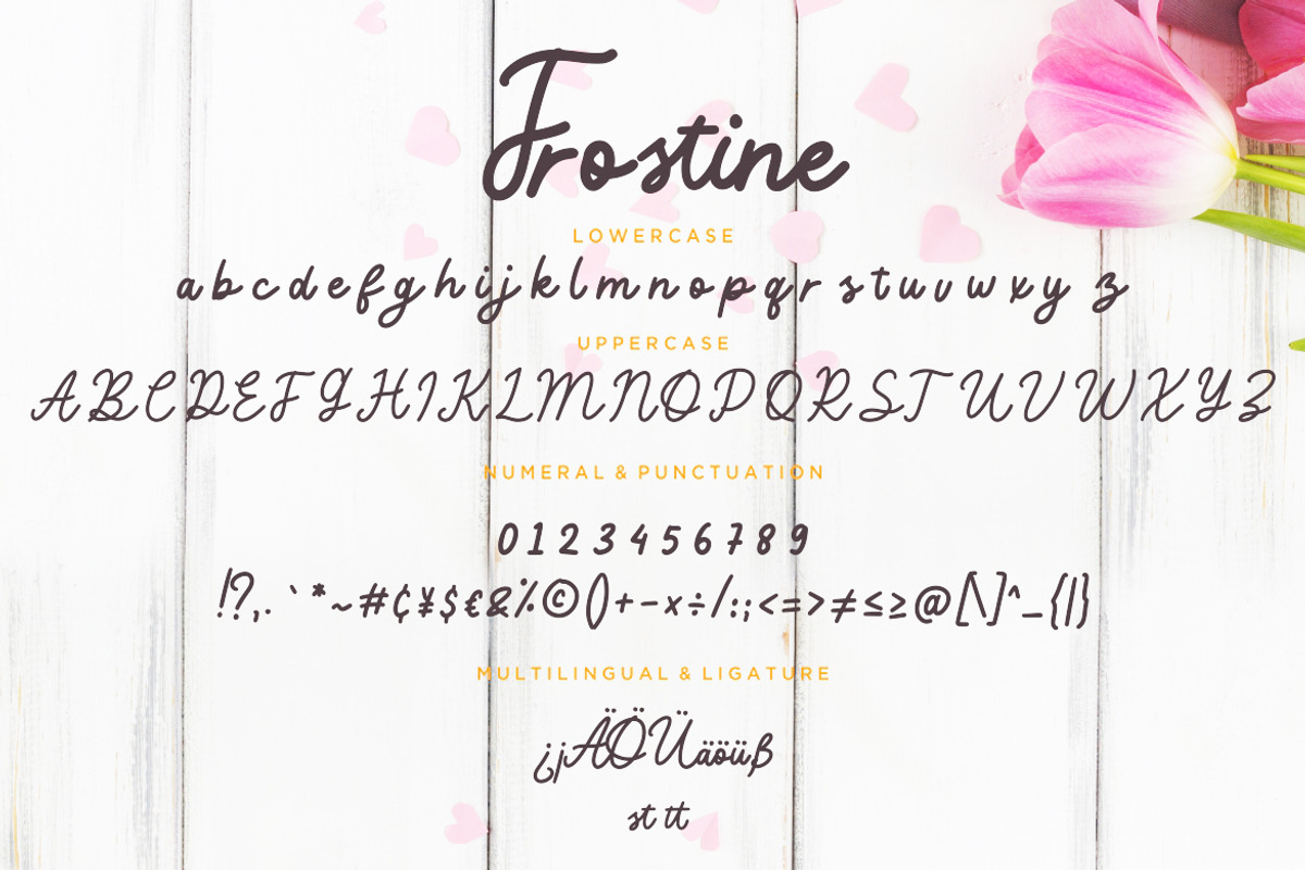 Frostine Curly Advertisement Font preview 7