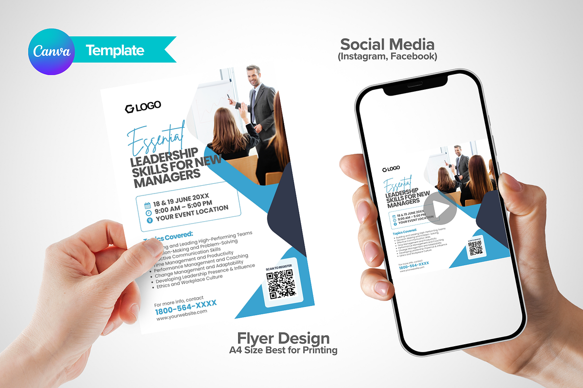 Essential Leadership Skills Flyer