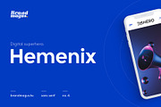Hemenix - Powerful Energy Sans, a Sans Serif Font by Brand Mágus (Thumbnail 1 of 9)