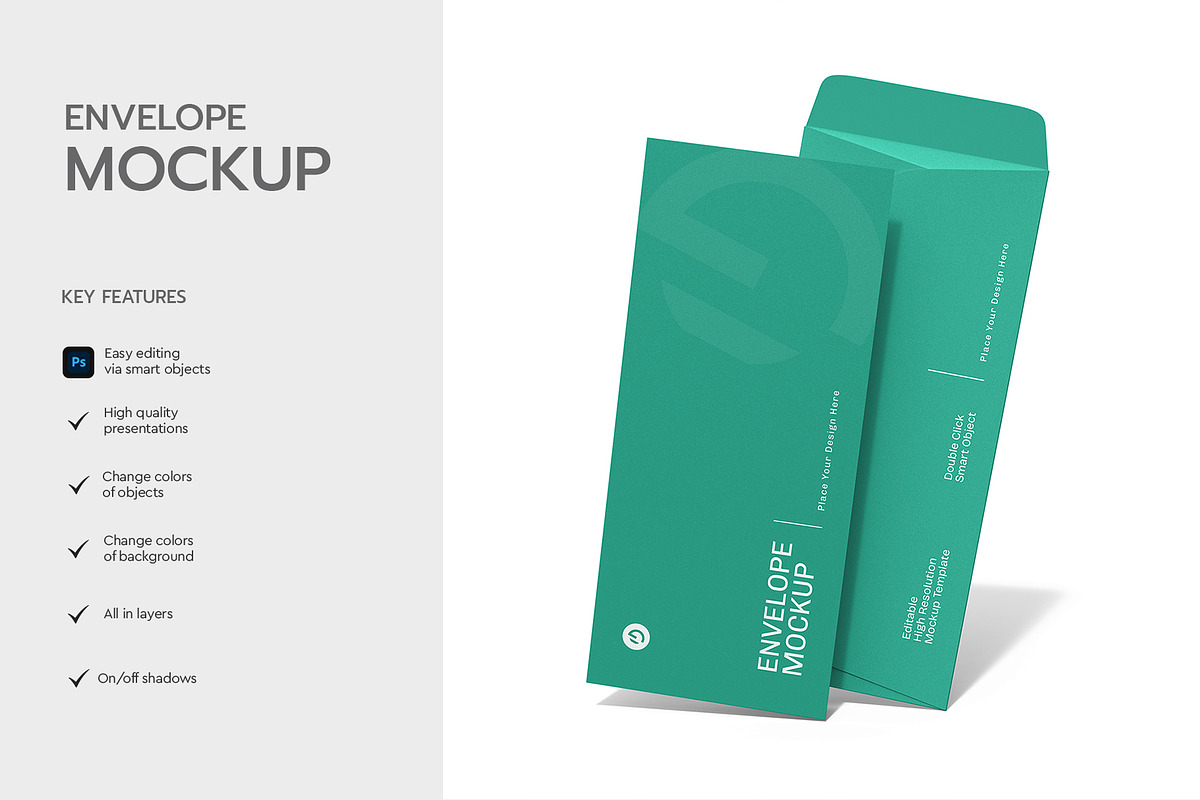 Envelope Branding Mockup Set, a Product Mockup by graphypix (Photo 2 of 4)