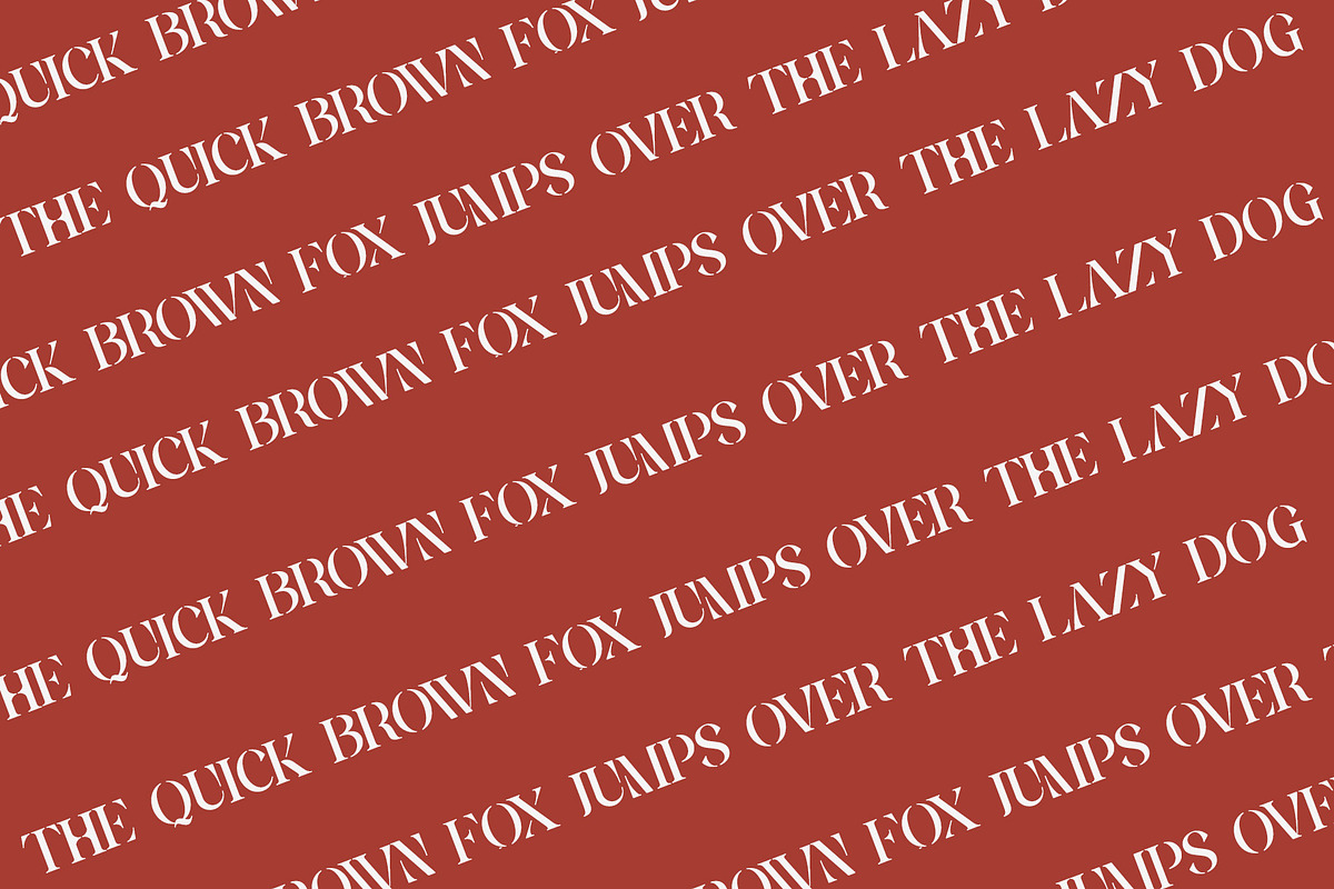 Yosshi - Stencil Serif Font, a Serif Font by AnnofaType (Photo 6 of 10)