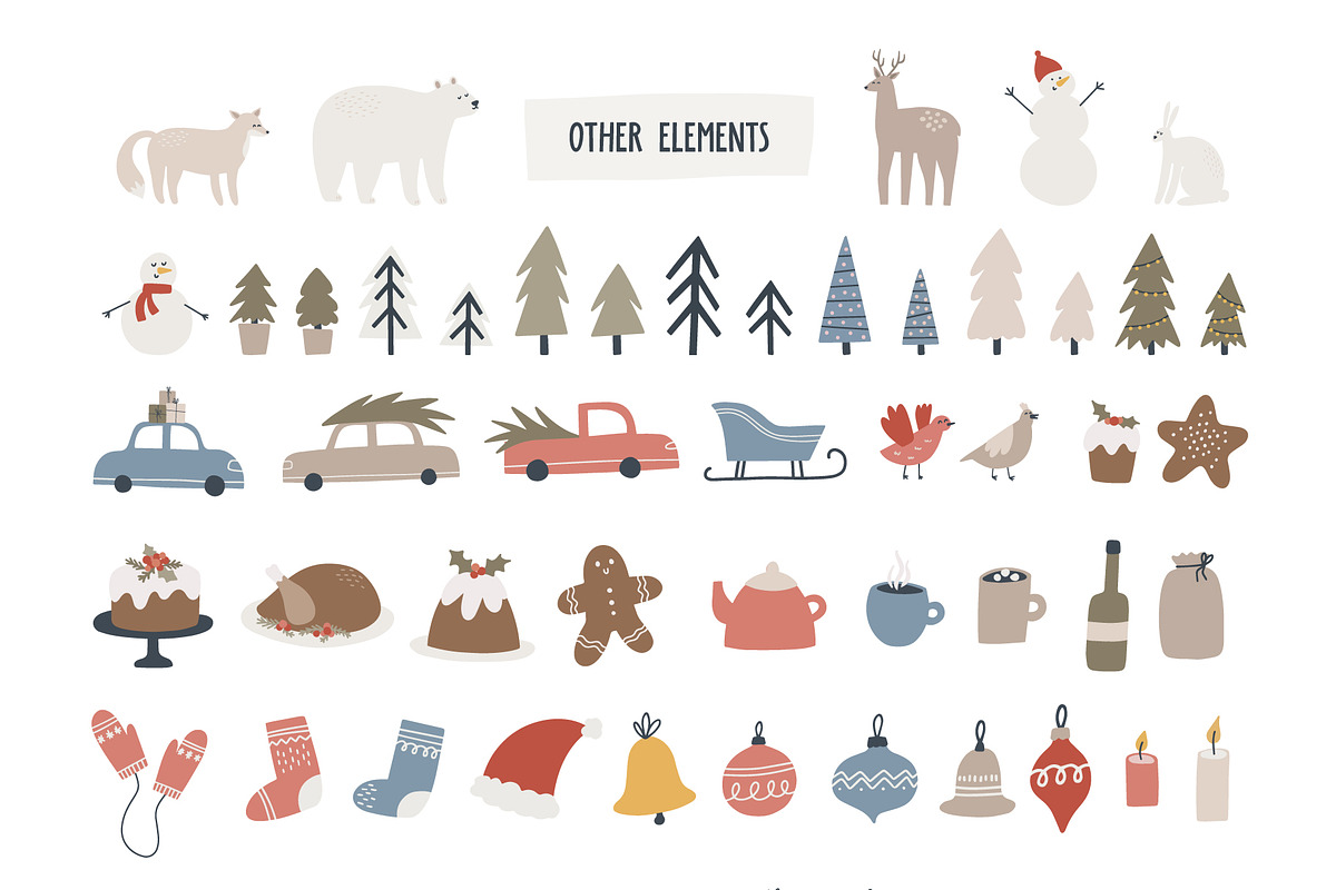 Modern Christmas Cards & Map Creator, an Object Graphic by MaNechaeva (Photo 7 of 14)