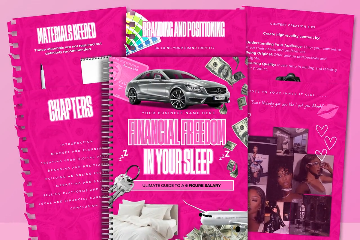 Financial Freedom E-Book Template, a Magazine Template by Lux Logo Studios (Photo 2 of 5)