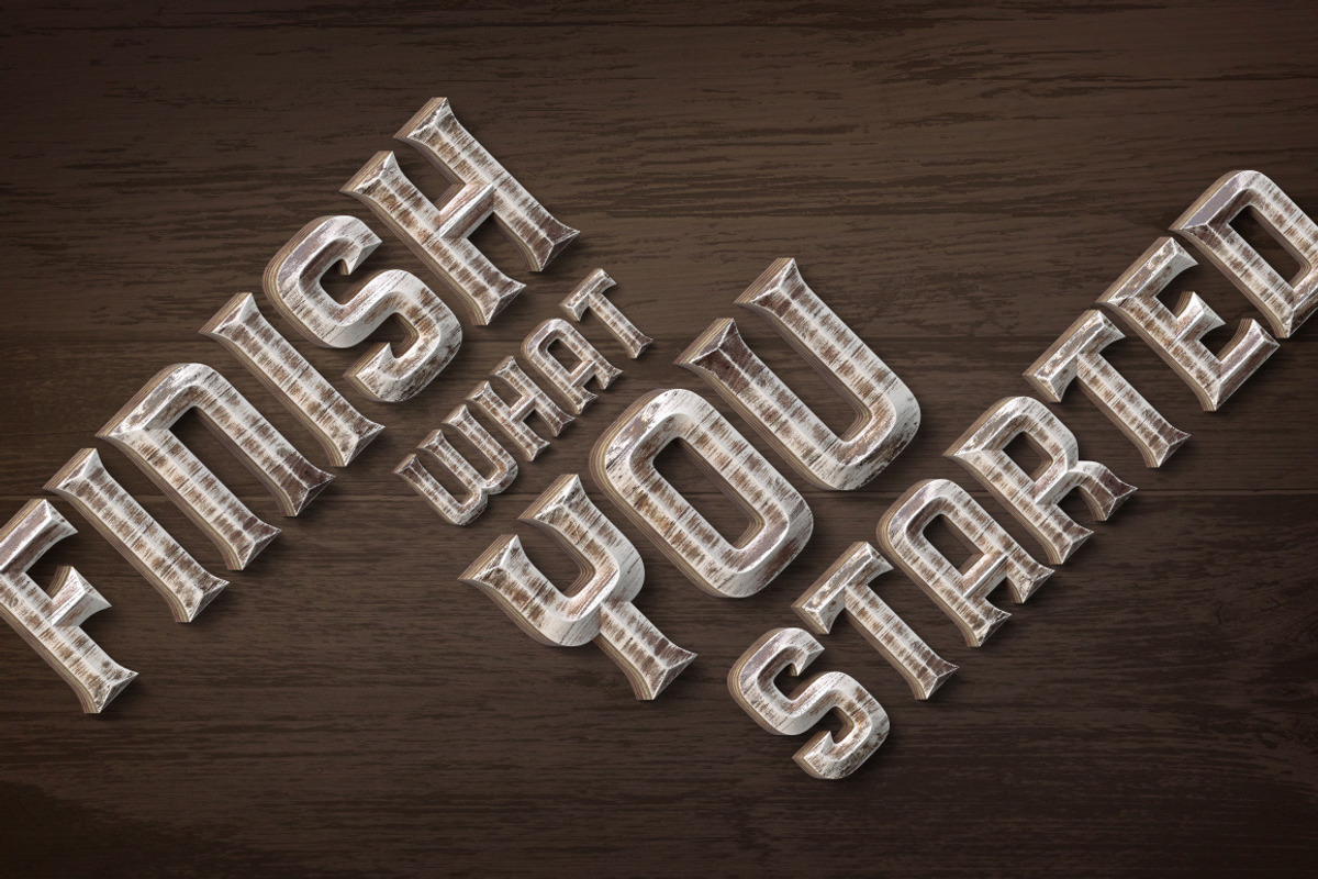 Oak Lumber Font preview 5