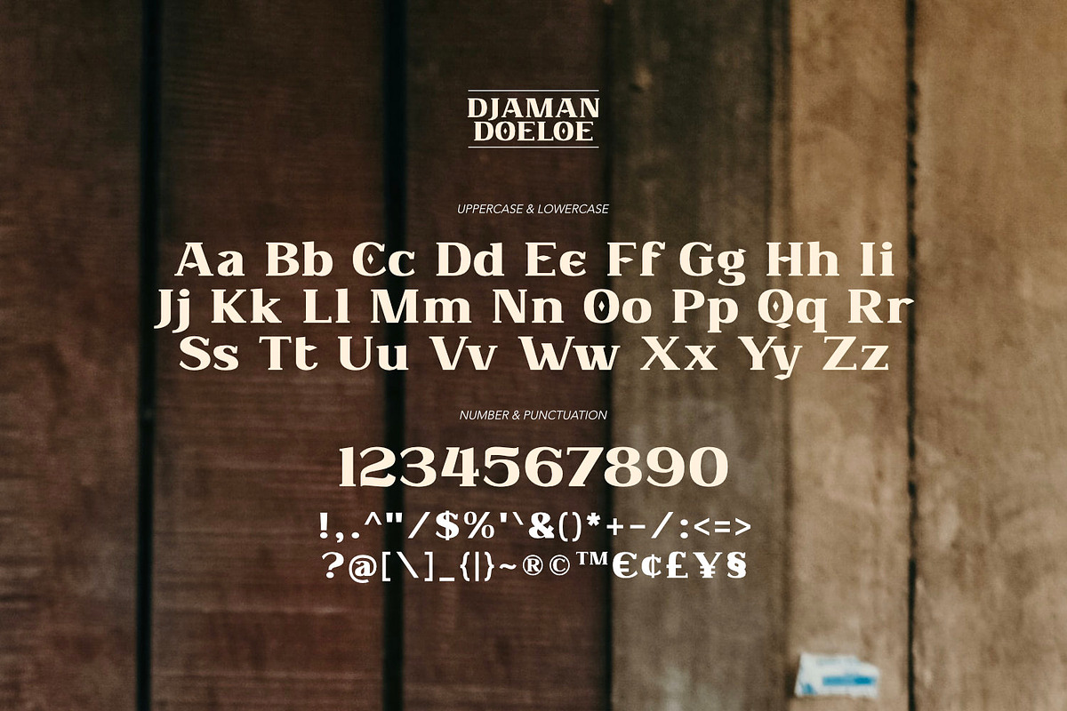 Djaman Doeloe - Old Type, a Serif Font by ikiiko (Photo 6 of 7)