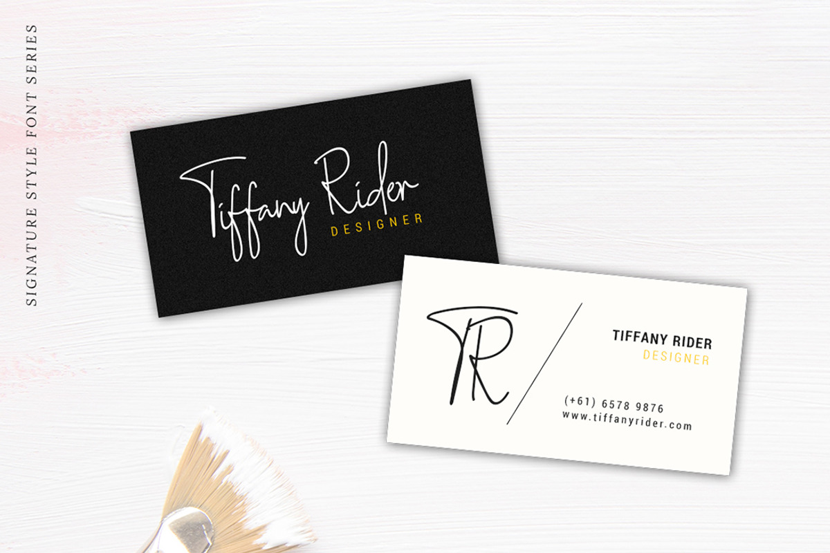 Southampton Signature Business Font preview 7