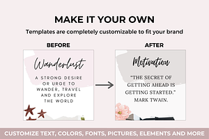 Instagram Puzzle Feed Template Blush