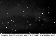 Night Sky Graphic Elements, a Texture Illustration by Joseph Melancon (Thumbnail 6 of 10)