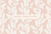 Bright Leaves Shapes, a Wallpaper Graphic by MalyskaStudio (Thumbnail 1 of 4)