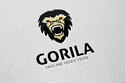 Gorilla Head, a Branding & Logo Template by Twelve.std (Thumbnail 1 of 3)