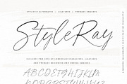 Style Ray | Casual Chic Script Font, a Script Font by Pink Coffie (Thumbnail 12 of 15)