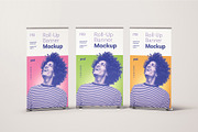 Rollup Banner Mockup Set, a Print Template by mockupatelier (Thumbnail 12 of 12)