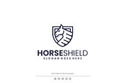 Monoline Horse Logo Design, a Branding & Logo Template by Artnivora.Std (Thumbnail 1 of 4)