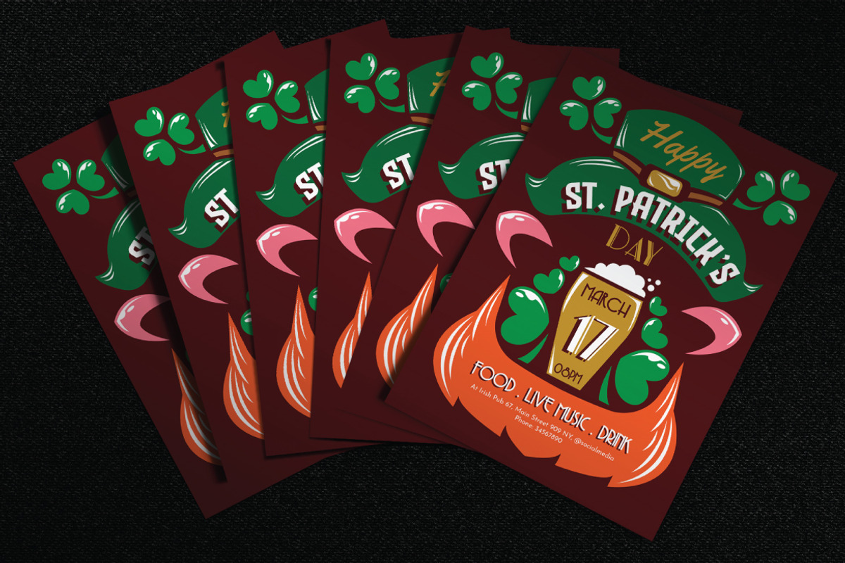 St. Patrick's Day Flyer, a Flyer Template by ashenterprise (Photo 2 of 4)