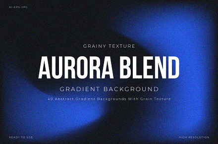 Aurora Blend | Grainy Backgrounds, a Background Graphic by margotikaj
