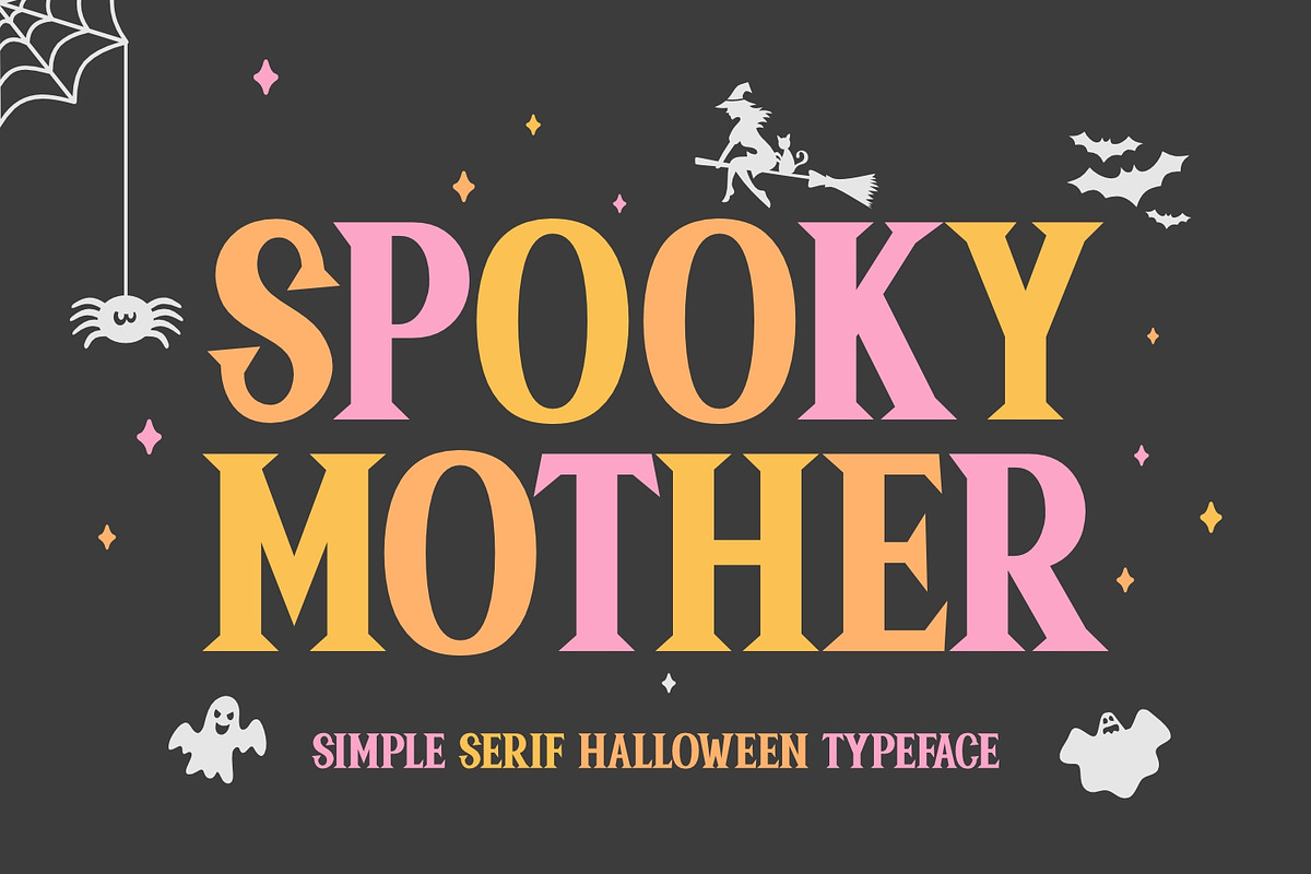 Spooky Mother - Halloween Font, a Serif Font by Keithzo (Photo 1 of 6)