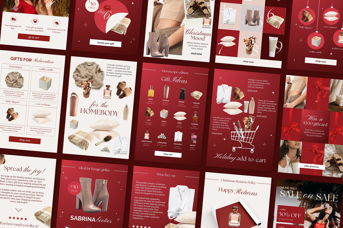 Christmas Holiday | Email Templates, an Email Template by Studio Mayde (Photo 4 of 8)