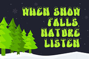 Komulap Christmas Display Font, a Handwritten Font by Maulana Creative (Thumbnail 5 of 7)