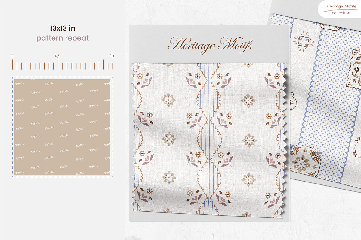 Heritage Motifs - Seamless Patterns, a Pattern Graphic by InaCorart (Photo 7 of 12)