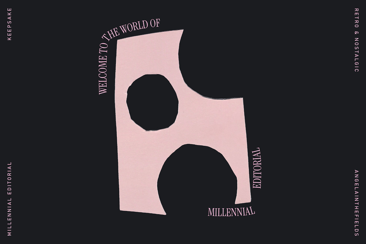 MILLENNIAL Abstract Collage 1, an Object Graphic by angelainthefields (Photo 2 of 10)