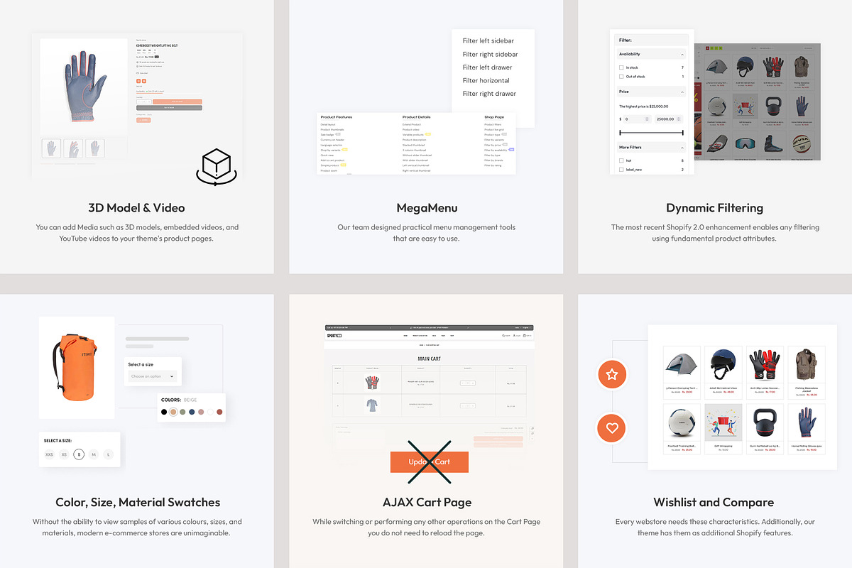 Fitness Accessories Shopify Theme, a Shopify Template by LogicGo Shopify Experts (Photo 6 of 7)