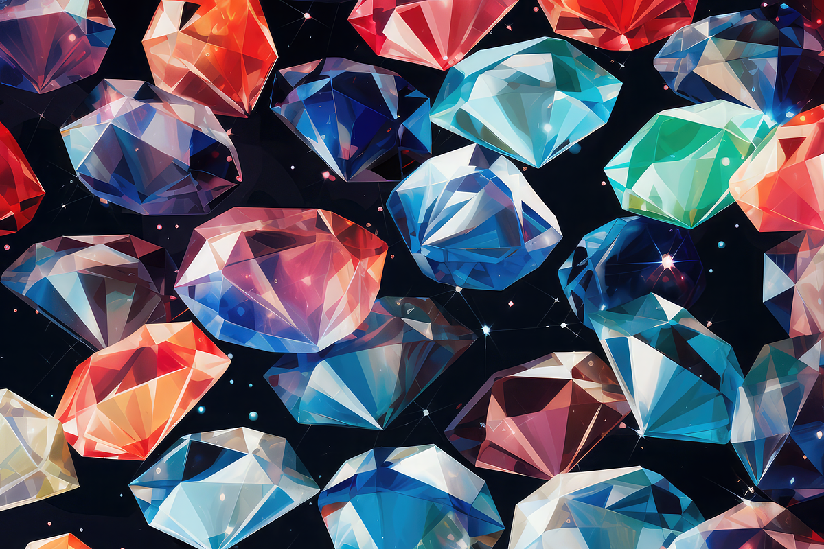 Crystal Diamond Pattern, a Pattern Graphic by Printable Treasure (Photo 4 of 6)