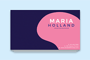Maria Holland Business Card Template, a Business Card Template by D | S Creative Design (Thumbnail 2 of 4)