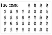 3,600 Icons x3 Styles, an Outline Icon by monkik (Thumbnail 31 of 299)
