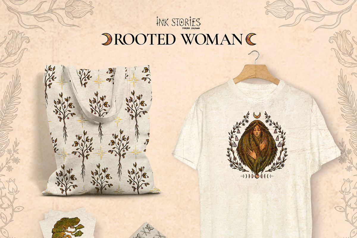 Rooted Woman | Sacred Feminine, a Person Illustration by Ink Stories (Photo 16 of 16)