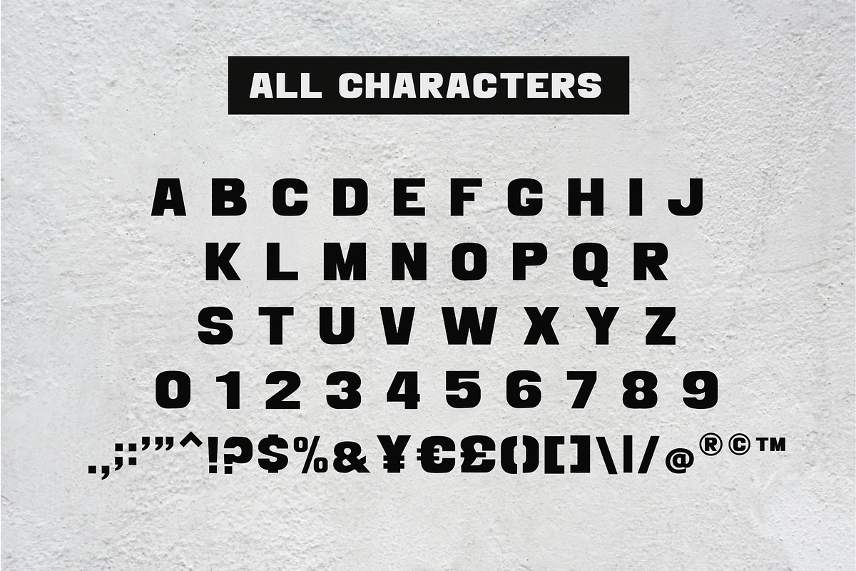 POSTER Sans Serif Font Family preview 3