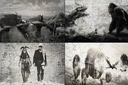 10 Overlay Textures Mock-up V.2, a Texture Graphic by DesignSomething (Thumbnail 3 of 5)