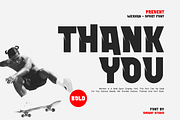 Merhan - Sporty Font, a Sans Serif Font by Iqsiart Studio (Thumbnail 7 of 7)