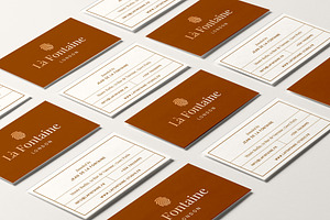 Business Card Template - La Fontaine