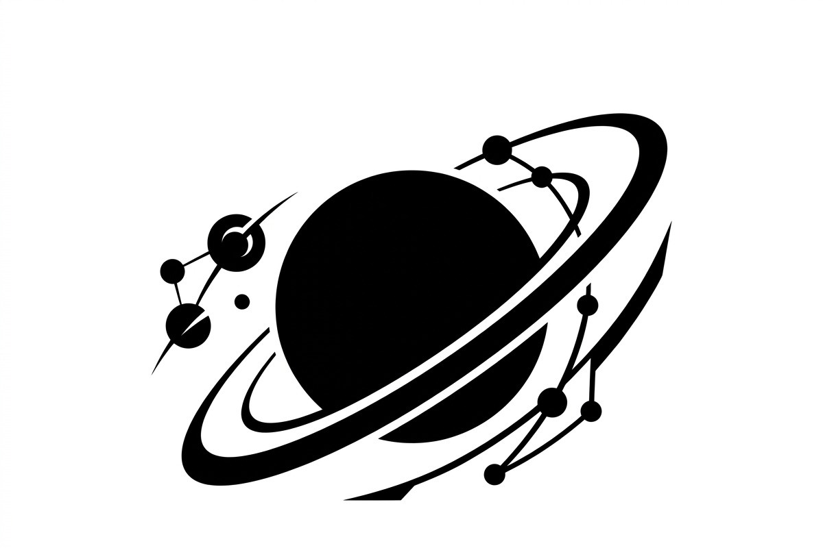 60 Planet Orbit Abstract Silhouette, an Empty State Illustration by Amazin_art (Photo 5 of 35)