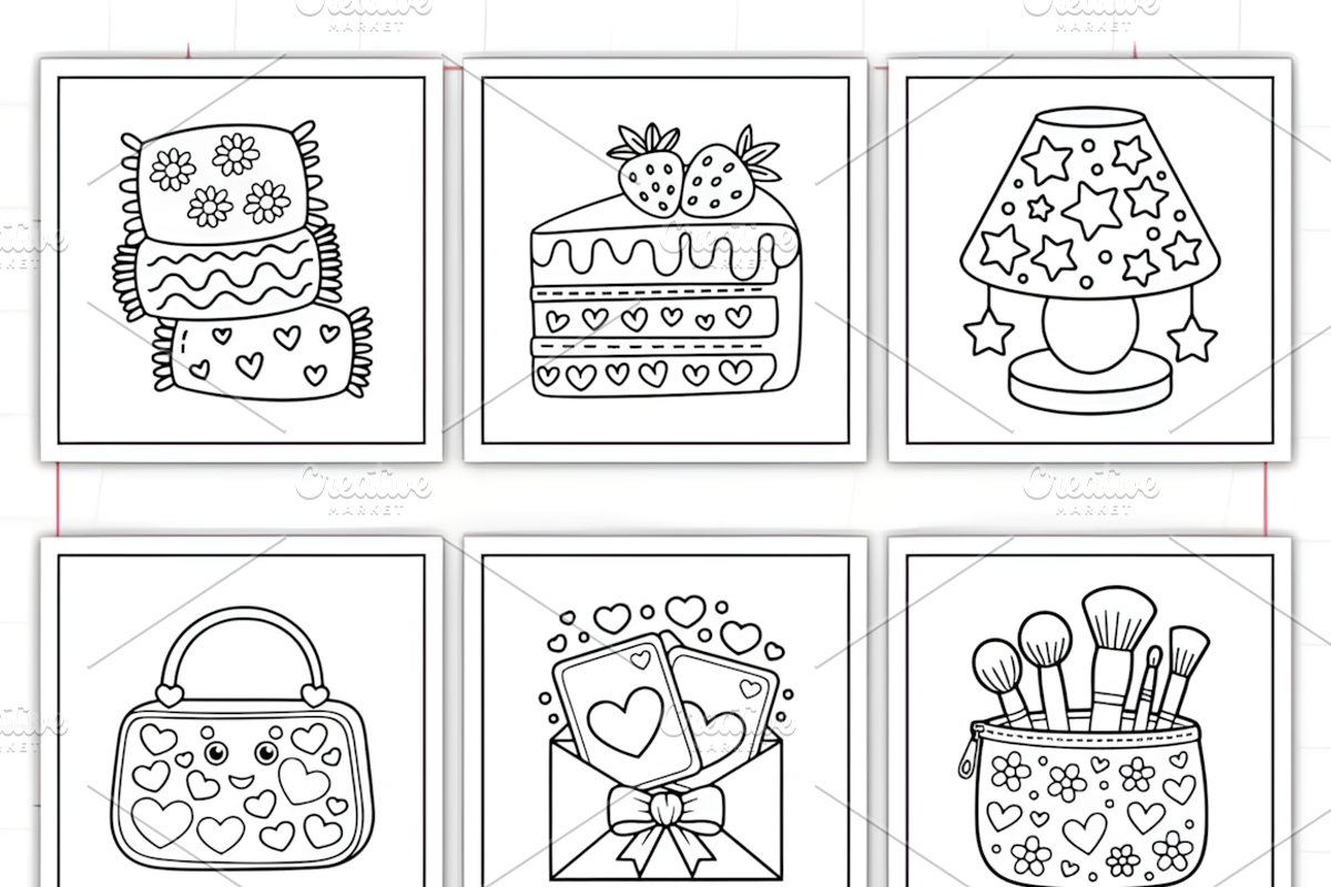 Cozy Vibes Bold & Easy Coloring Book, a Decorative Illustration by Ink Gallery (Photo 9 of 9)