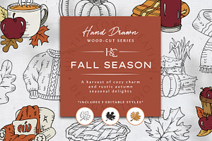 Hand Drawn Fall Seasonal Images