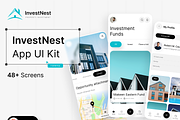 Investnest Property Investment uikit, an UI Kit Template by Fluttertop (Thumbnail 1 of 6)