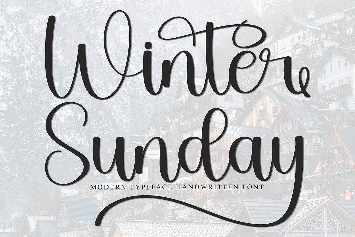 Winter Sunday, a Handwritten Font by FreshTypeINK (Photo 1 of 8)