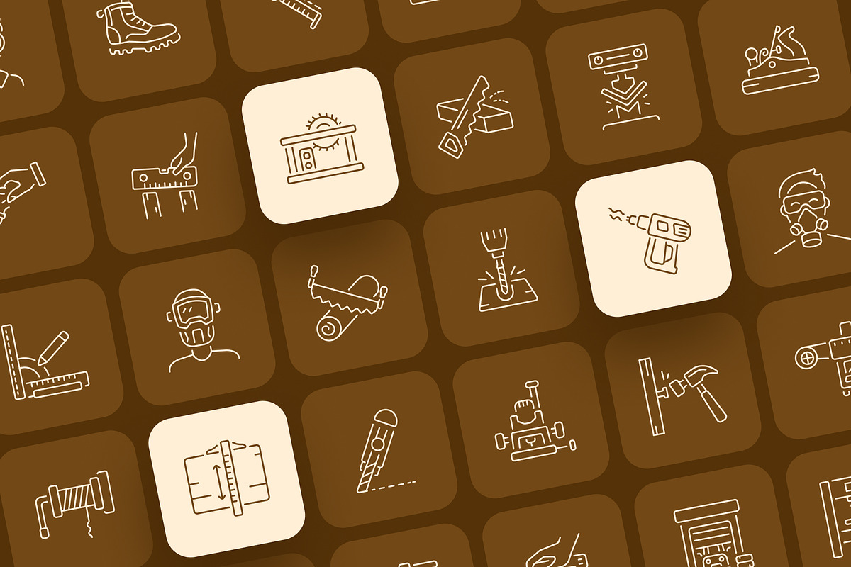 Workshop Icon Art Set, an Outline Icon by Prosymbols (Photo 5 of 7)