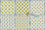 Golden Bloom: Floral Design Kit, a Pattern Graphic by Megan Aili Designs (Thumbnail 6 of 10)